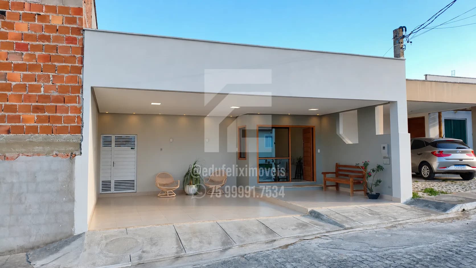 Casa 3/4 sendo 1 suíte no Condomínio Villa Jardim - SIM